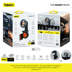 Bson New All Screen Phone Holder – Strong Magnetic MagSafe Car Mount with 360° - Image 2