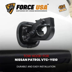 FORCE USA Tow Hook for VTC Nissan Patrol Y61 - Superior Material - Image 3