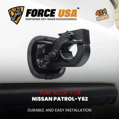 FORCE USA Tow Hook for Nissan Patrol Y62 - Superior Material - Image 3