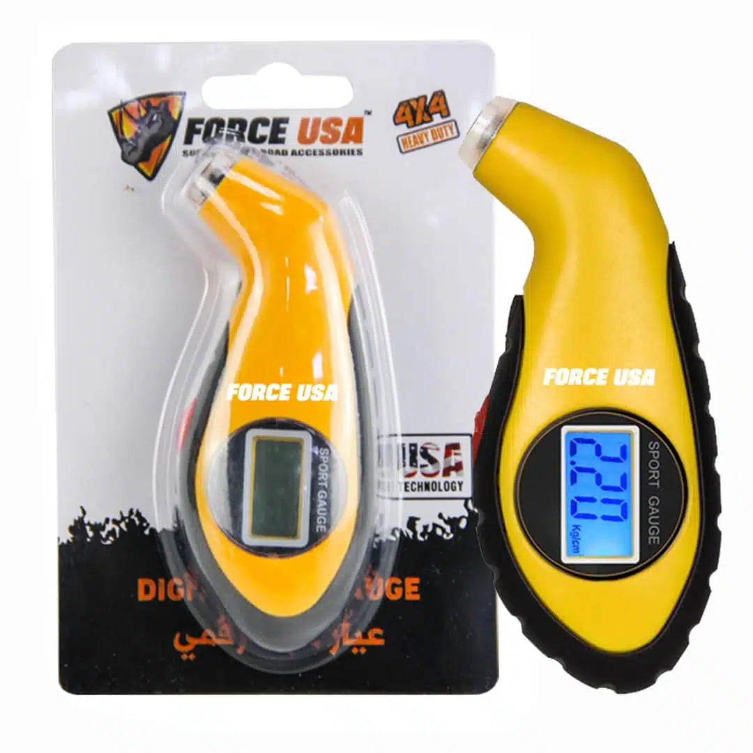 FORCE USA Compact Digital Tire Gauge: Precision in the Palm of Your Hand