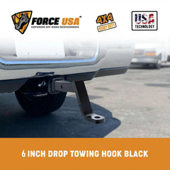 FORCE USA Drop Towing Hook - Durable Steel Construction - Image 2