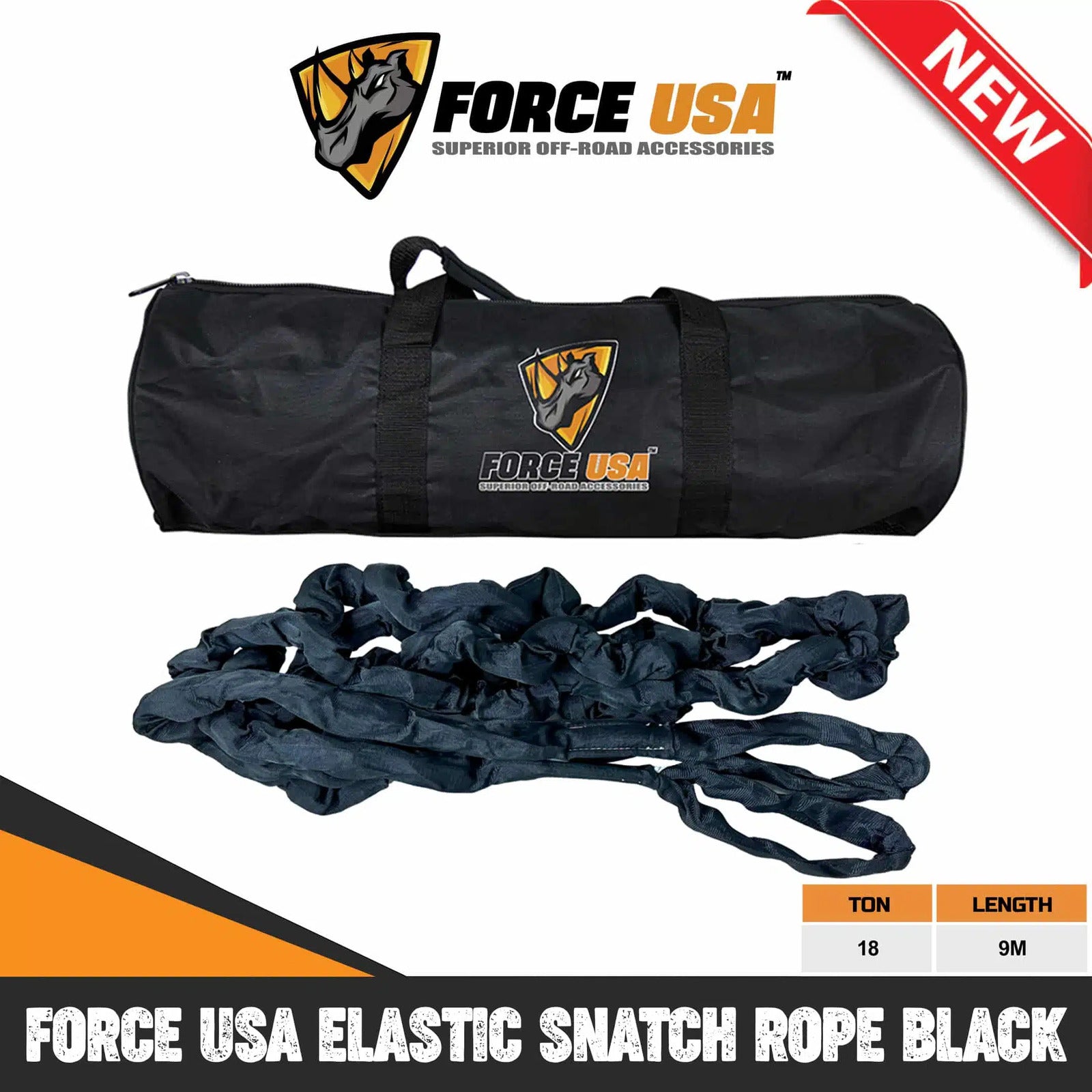 FORCE USA Elastic Snatch Rope