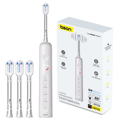 AI Smart Gyroscopic Toothbrush – 12x Whitening, 4 Cleaning Modes, 40° Vibro- sonic, Gyroscopic Function, Wake-Up Call, Travel Lock & Case, Long Battery, 26,400 SPM, IPX7 Waterproof