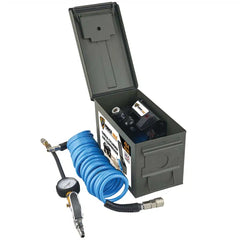 FORCE USA Heavy Duty Portable Bullet Air Compressor 70L/Min with 6M Hose and