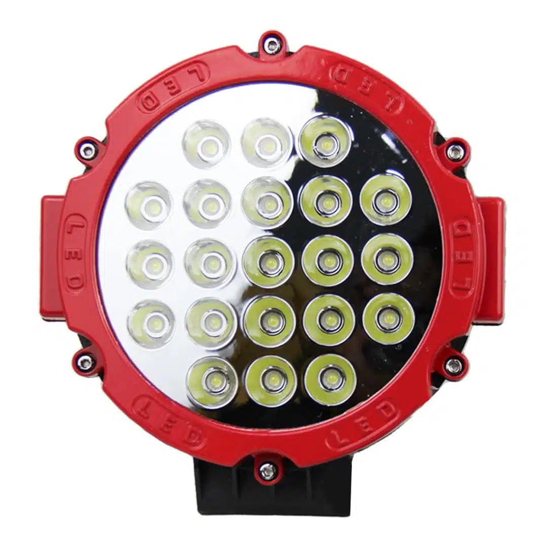FORCE USA 7-Inch White Round Work Light: Powerful Illumination for Enhanced