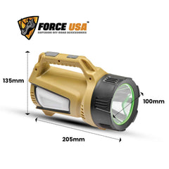 FORCE USA Portable Double Solar Light with Power Bank Capability - Image 2
