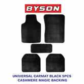 BYSON Durable Waterproof Auto Universal 5 Pieces Car Mats Cashmere Magic Backing - Image 2