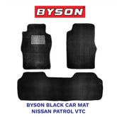 BYSON Durable Waterproof Nissan Patrol VTC 3 Pieces Car Mats