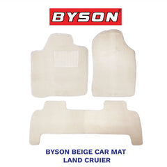 BYSON Durable Waterproof Auto Land Cruiser 3 Pieces Car Mats