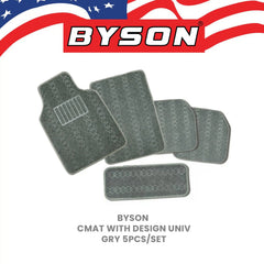 BYSON Durable Auto Universal 5-Pieces Car Mats with Diamond design - Image 3