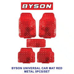 BYSON Universal Car Mat with Metal Type 5 Pieces Set