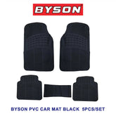 BYSON Universal PVC Car Mat Black 5 Pieces Set - Image 2