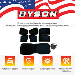 Byson 8-Piece Car Sunshade Set for Land Cruiser 300 � Maximum Sun & UV Pr - Image 3