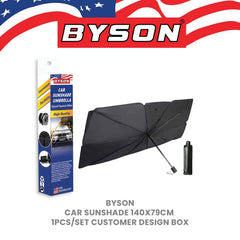 BYSON Custom Design Car Sunshade 140x79cm � Ultimate UV Protection