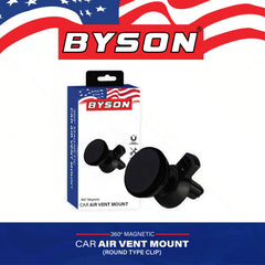 BYSON MAGNETIC MOUNT CAR HOLDER (ROUND TYPE CLIP) - Image 2