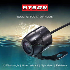 BYSON ROUND REAR CAMERA WITH FISH LENS WITH STAND (CVBS) - Image 3