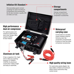 Force USA Powerful Air Compressor with Built-In Air Tank - Image 3