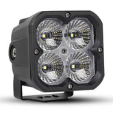 FORCE USA 3-IN-1 COMPACT CUBE DRIVING LUMA LIGHT FLOOD- WHITE