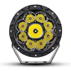 FORCE USA CYCLON 7" HEAVY DUTY LED LIGHT SPOT WHITE (PAIR)