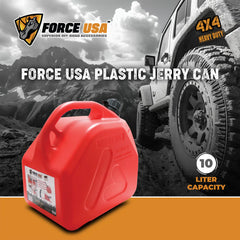 FORCE USA PLASTIC JERRY CAN - 10-Liter - Image 4