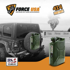 FORCE USA Steel Jerry Can - 10 Liters - Image 2