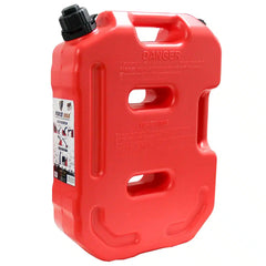 FORCE USA FLAT PLASTIC JERRY CAN- 10-Liter