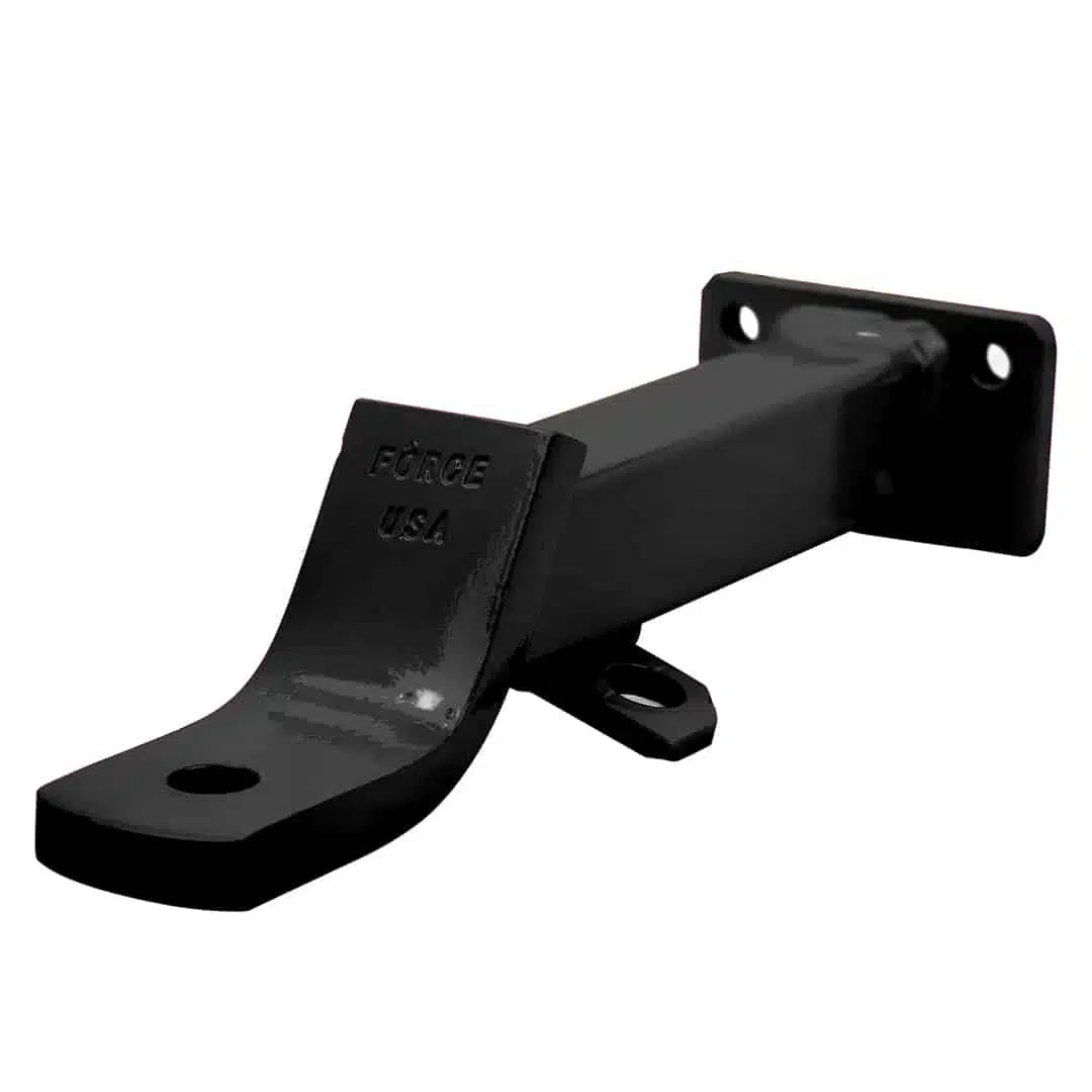 FORCE USA Bracket Hook long With Side Hole Bent (Black)