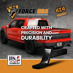 FORCE USA Heavy Duty No Bracket Hook with Pin & Clip (Black) - Image 4