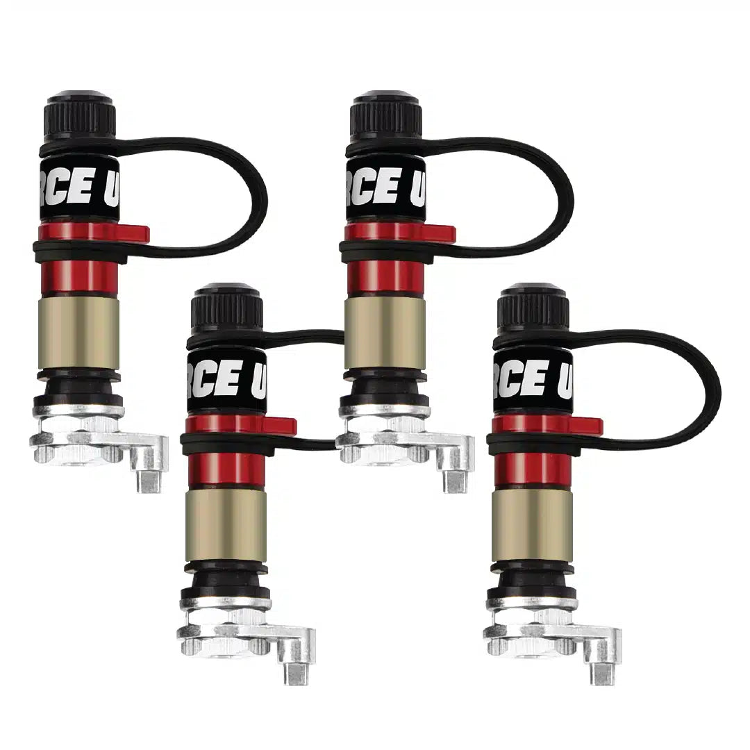 FORCE USA Rapid Deflation Valves (Long)-4-Piece Set