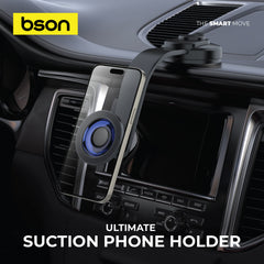 Bson Ultimate Suction Phone Holder – Strong MagSafe Magnetic Mount - Image 3