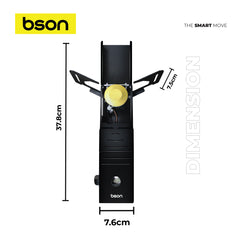 Bson Ignite Portable Stove – 2.1KW High-Power Burner, Folding Technology, Windproof, Energy-Saving, Stainless Steel, Electronic Ignition, Carry Bag, Fits Pots 11.5–24cm