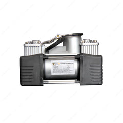 Force USA High-Power Air Compressor 12V Dual Cylinder Tire Inflator for Truck - Image 2