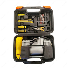 Force USA High-Power Air Compressor 12V Dual Cylinder Tire Inflator for Truck - Image 3