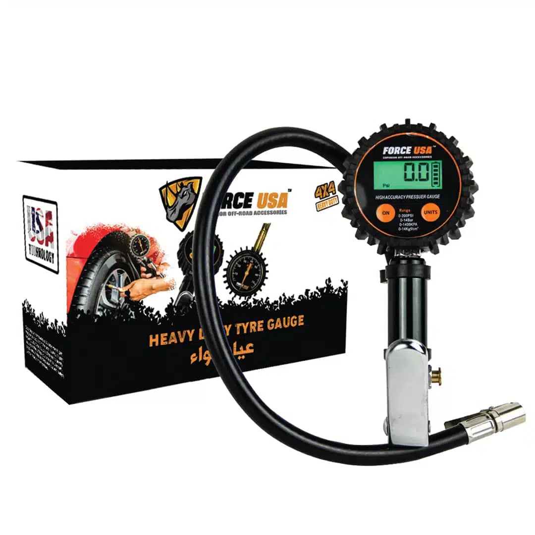 FORCE USA Digital Tire guage Inflator/Deflator: Effortless Tire Management