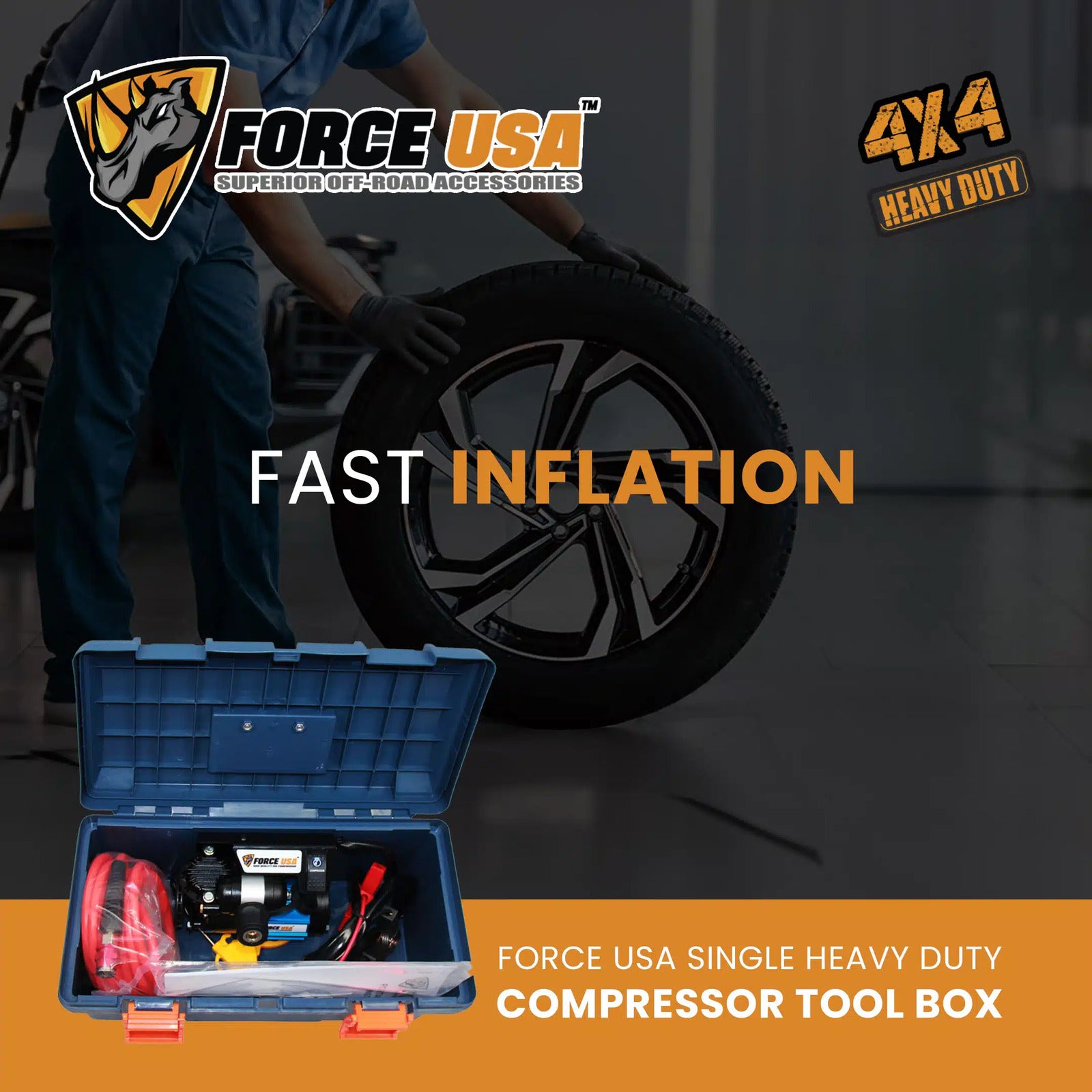 FORCE USA Single Heavy Duty Compressor: Built for Heavy-Duty Performance - Image 8