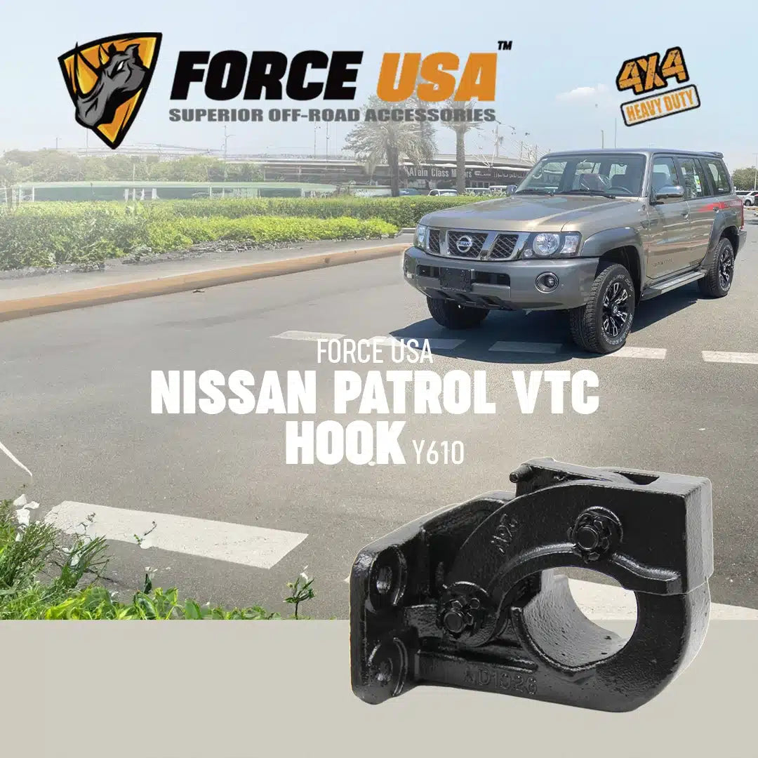 FORCE USA Tow Hook for VTC Nissan Patrol Y61 - Superior Material - Image 2