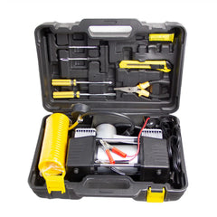 FORCE USA Heavy Duty Air Compressor with Tool Thick Handle - DC 12V - Image 3