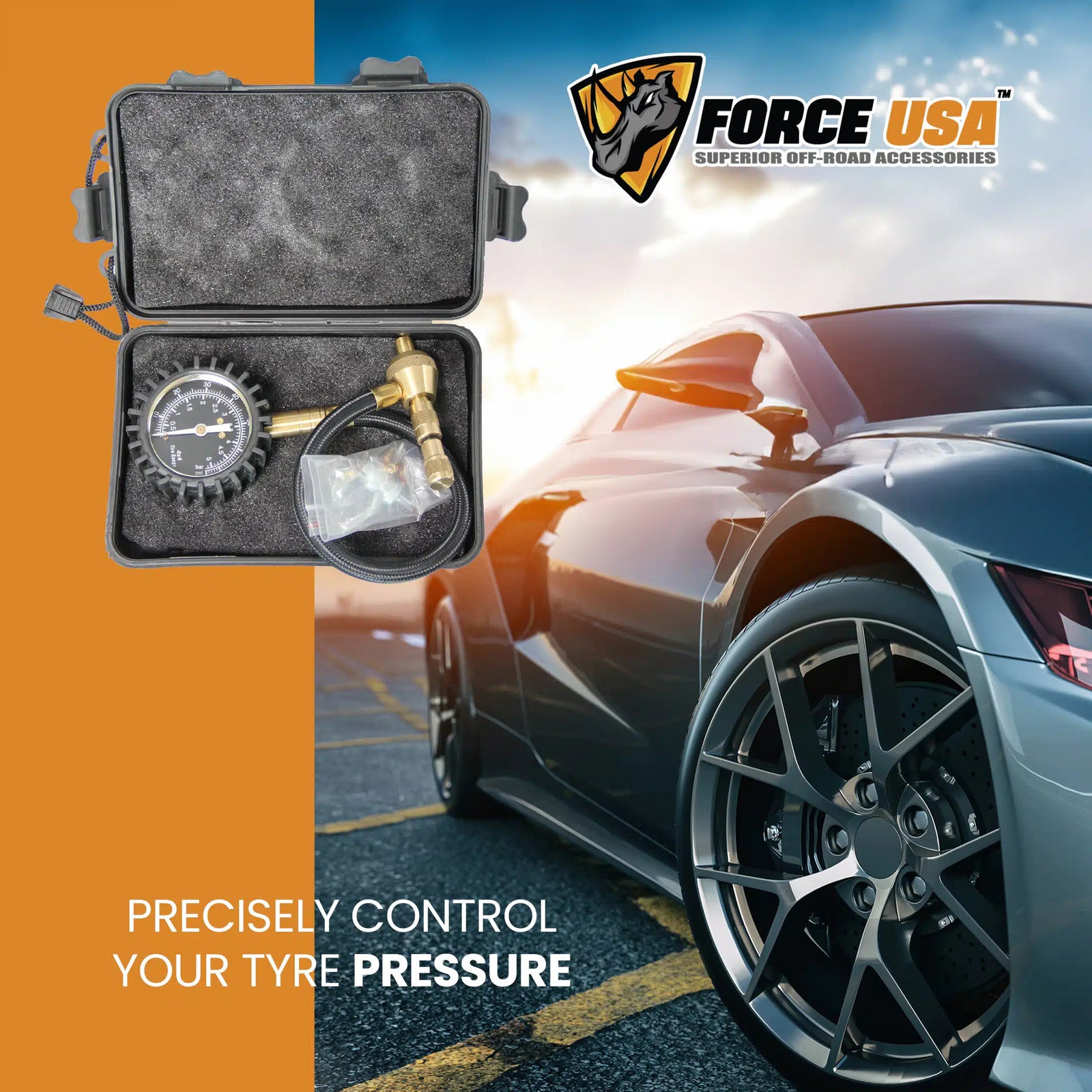 FORCE USA Analog Precision Tire Deflator: Accurate Pressure Adjustment - Image 6