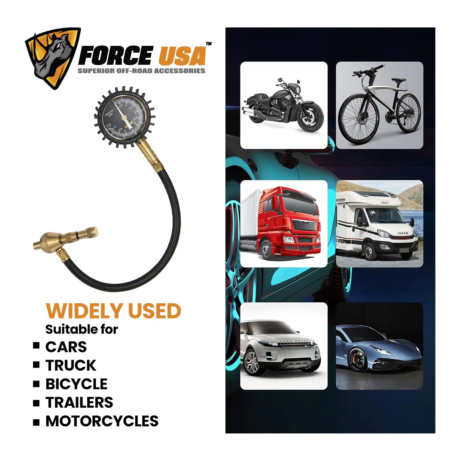 FORCE USA Analog Precision Tire Deflator: Accurate Pressure Adjustment - Image 7