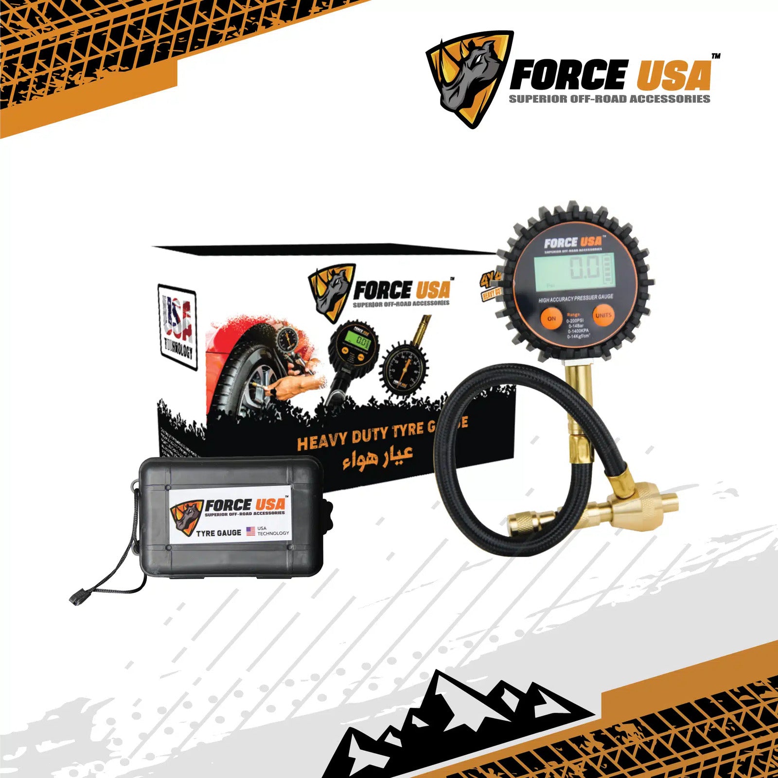 FORCE USA Digital Precision Tire Deflator: Effortless Pressure Adjustment - Image 4