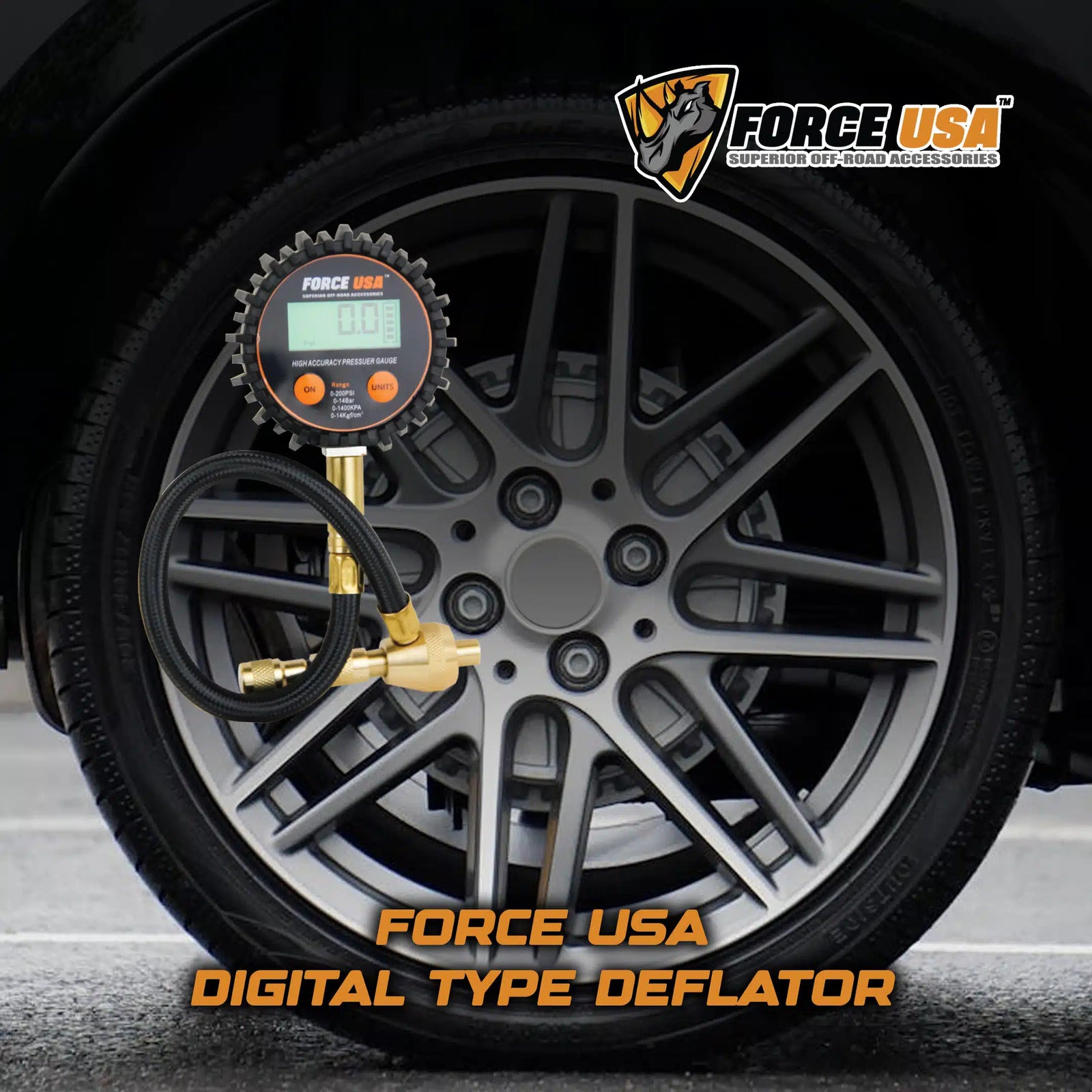 FORCE USA Digital Precision Tire Deflator: Effortless Pressure Adjustment - Image 5