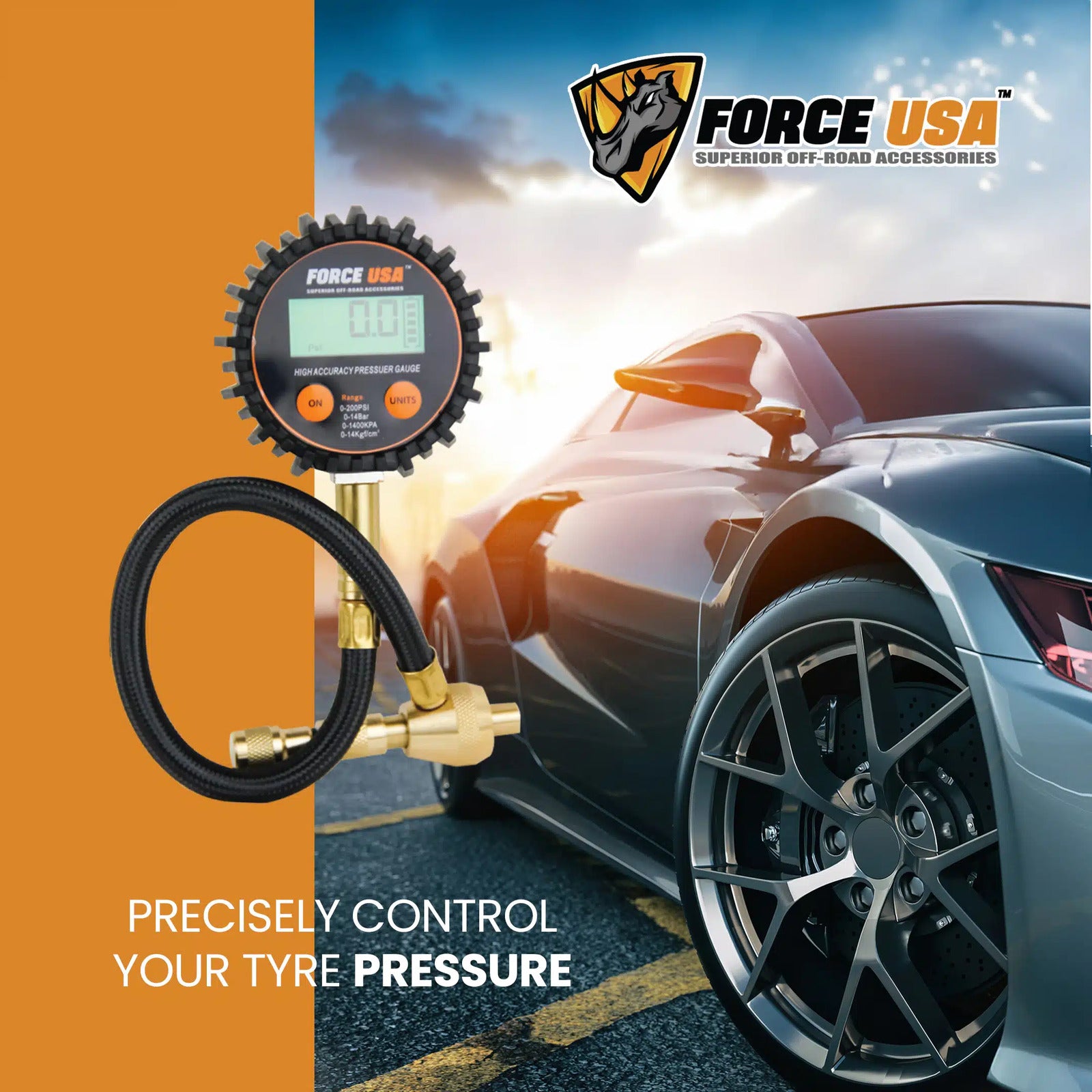 FORCE USA Digital Precision Tire Deflator: Effortless Pressure Adjustment - Image 6