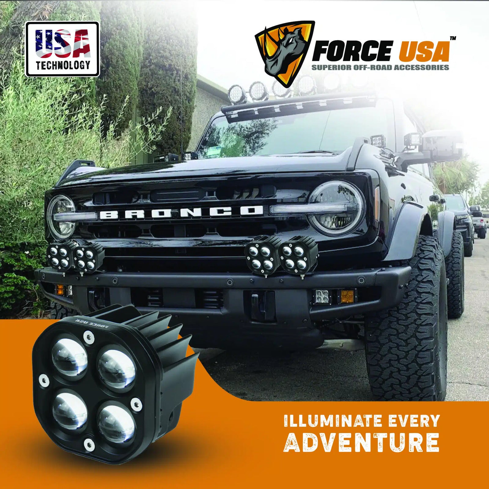FORCE USA Four Eyes Work Light - Image 4
