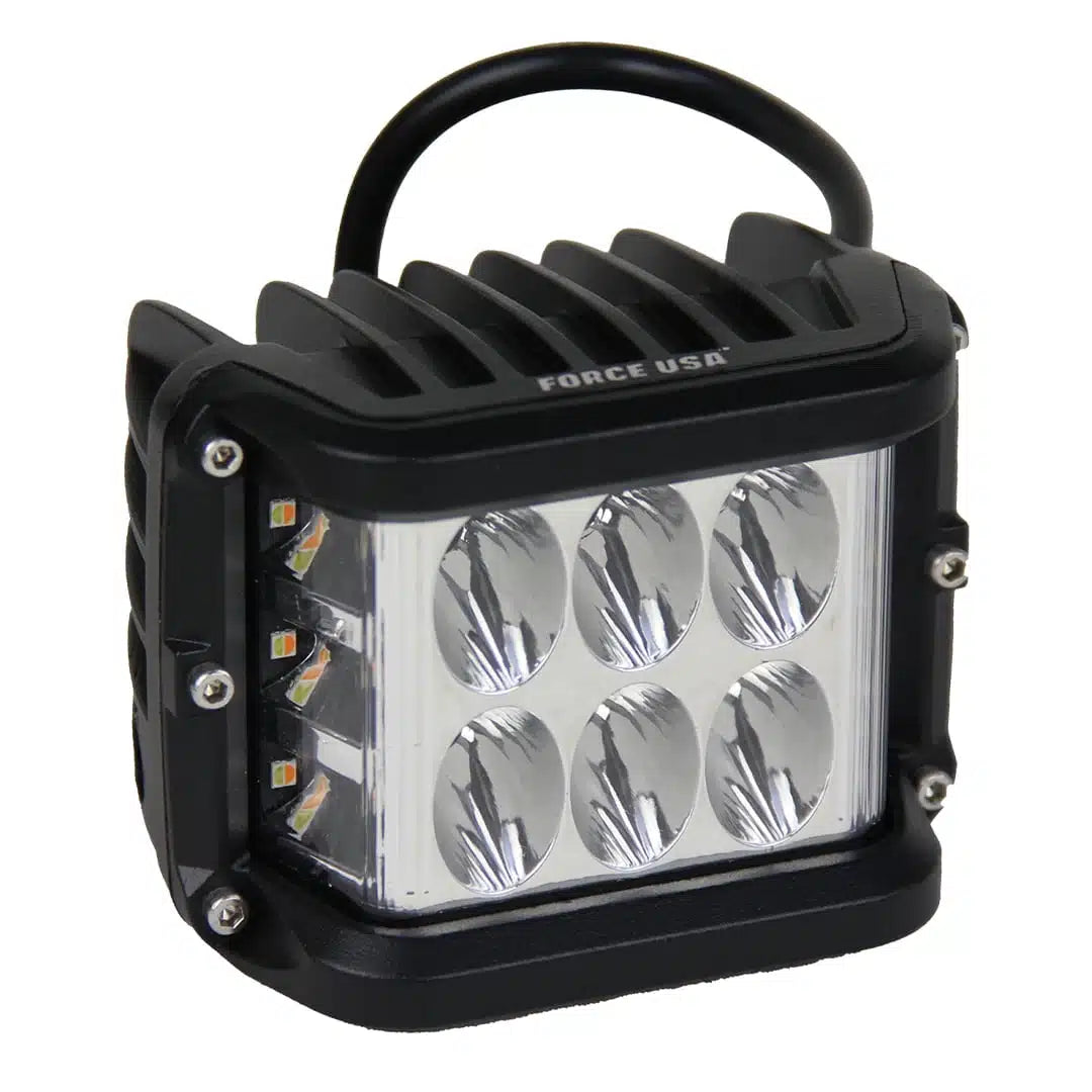 FORCE USA Square Yellow/ White Work Light