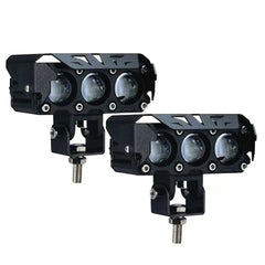 "FORCE USA 3 Lens LED Bar Pair: Illuminate Your Surroundings with Precision and