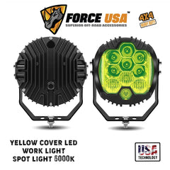 FORCE USA 9 Bulbs Round Work Lamp - 5 Inches - Image 3
