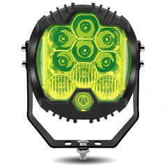 FORCE USA 9 Bulbs Round Work Lamp - 5 Inches