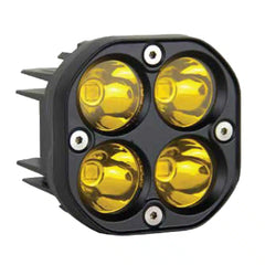 FORCE USA 4 LED yellow Offroad Driving Lights Pod Lights - Super Bright