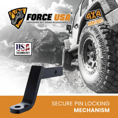 FORCE USA Drop Towing Hook - Durable Steel Construction - Image 4