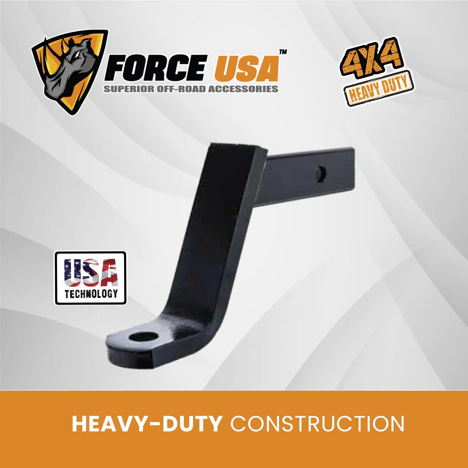 FORCE USA Drop Towing Hook - Durable Steel Construction - Image 5